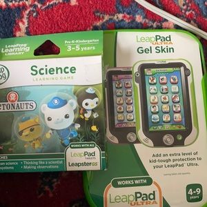 Leap pad tablet case and game